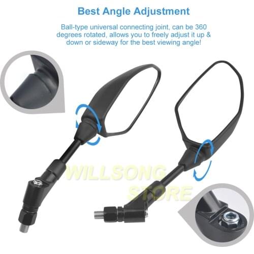 Adjustable Side Rear Mirrors E9 Certification For YAMAHA MT 01/03/07/09/10 MT03 660 MT07 MT09 Tracer 900/GT Motorcycle Parts