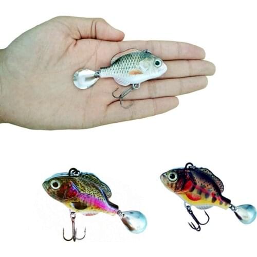 3.34inch/8.5cm 1.41oz/40g Fishing Lure Bait Swimbait Metal Material Lures Hard Bait Ice Fishing Life-like Fish Hunting Pesca