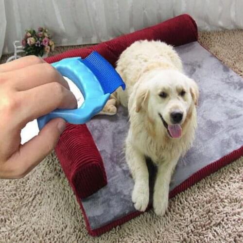 Dog Cat Grooming Comb Rubber Pet Pin Brush Hair Remover Comb for Dogs Cats Grooming Tool Puppy Deshedding Massage Cleaning Brush