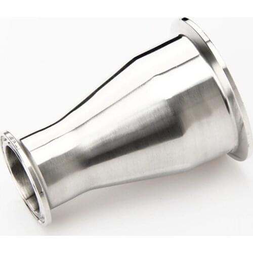 32mm 38mm 45mm 51mm 57mm 63mm 76mm 89mm Pipe OD 304 Stainless Steel Sanitary Ferrule Pipe Fitting Reducer Fit Tri Clamp