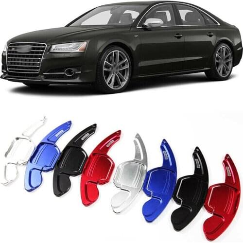 Savanini Alloy Add-On Steering Wheel DSG Paddle Shifters Extension For Audi S8 2011-16