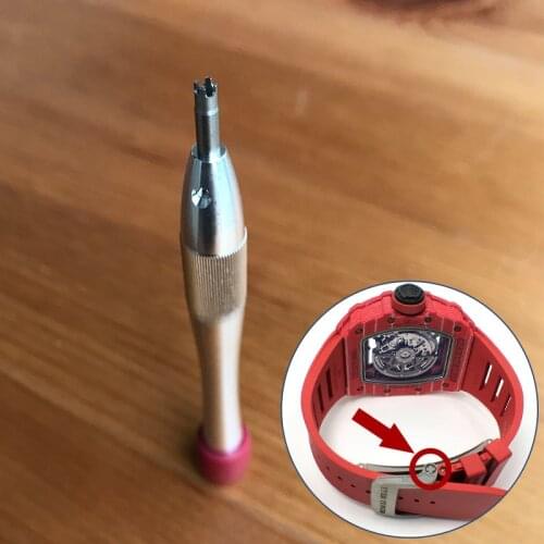 Steel 4 prongs precision screwdriver for Richard Mille watch buckle/clasp screw parts tools