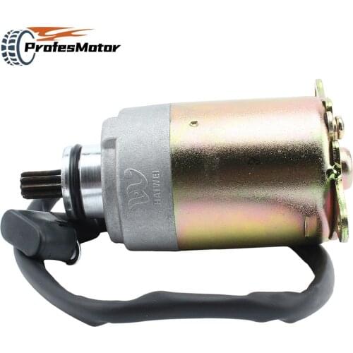GY6 Motorcycle Starter High Performance Alloy Electric Starting Motor For GY6 125cc-200cc Engine ATV Bike Buggy Moped Scooter