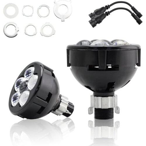 High Beam LED Lenses Headlight Retrofit H1 H4 H7 H11 H13 9005/9006 9004/9007 Car Motorcycle 5pcs Chips Mini Spotlight