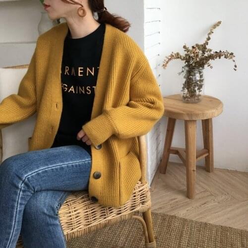 Spring Newly Patchwork Women Cardigans 2020 Fashion Slim Ladies Knitted Sweater Long Sleeve Buttons Sweater