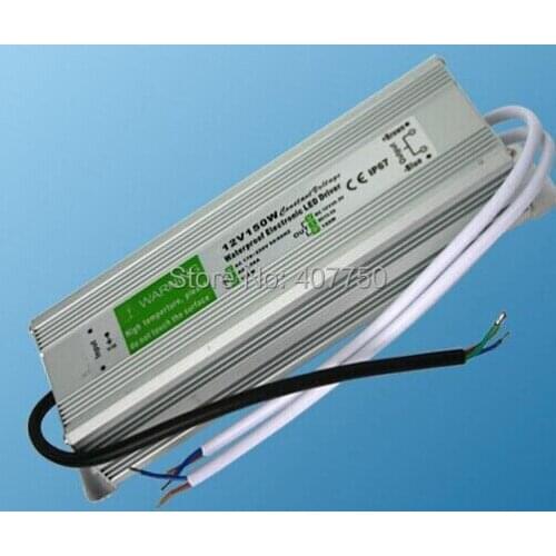 IP67 waterproof Switching power supply 150W output voltage 12V/24VDC led adapters used for lighting projects