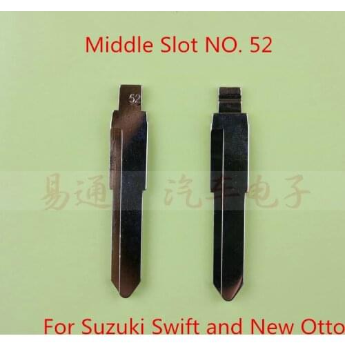 Top Quality Middle Slot NO. 52 Key Blade For Suzuki Swift and New Otto Flip Key Blade, Car Blank Key Blade