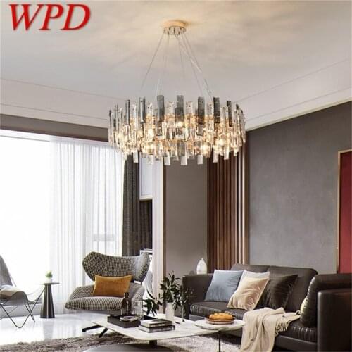 WPD Pendant Lights Postmodern Luxury Round LED Lamp Fixture For Home Decoration Living Room