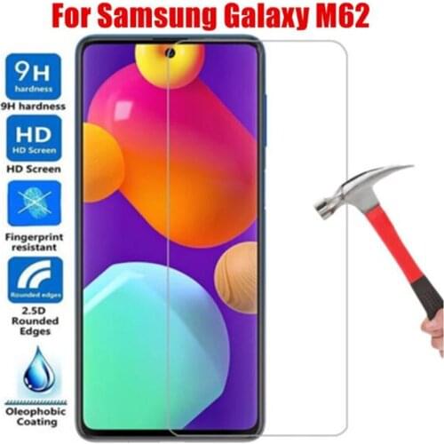 9H SmartPhone Glass Screen Protector For Samsung F62 Galaxy M62 Protective Glass on samsungm62 f 62 Safety Tempered Glass