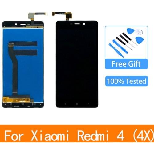 For Xiaomi Redmi 4 Lcd Display Screen Tested LCD Display+Touch Screen Replacement For Xiaomi Redmi 4 Standard 2GB RAM 16GB ROM