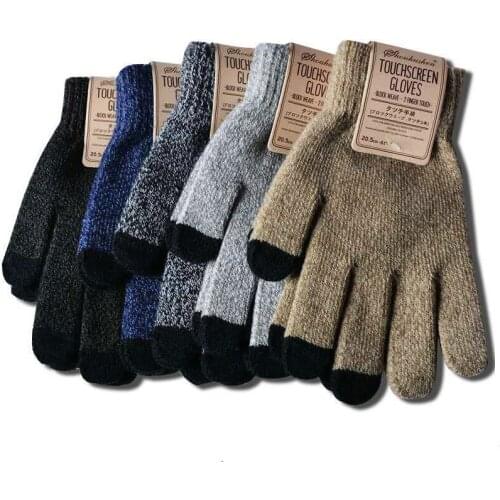 Gloves factory direct winter thick non-slip warm touch screen adult Female male girl boy 2019 explosion models gloves ST17