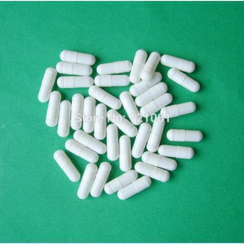 0 size capsule 500pcs !White-White HPMC Vegetable empty capsules,vegetarian capsules! closed or seperated capsules available