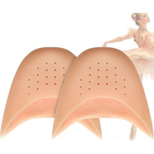 1pairs Clear Silicone Gel Toe Breathable Ballet Dance Shoes Pads Foot Care Protector Super Soft Toe Shoe Tip Protection Sleeve