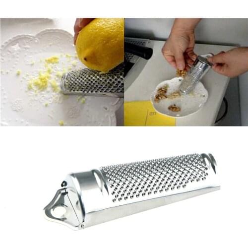 1pc Stainless Steel Versatile Hand Held Nutmeg Citrus Zester Ginger Grater Kitchen