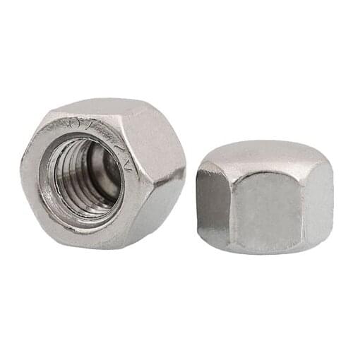 1000pcs M5 and 1000pcs M6 304 A2-70 Stainless Steel Hex Hexagon Short Low Thin Cap Acorn Nut Cover Blind Nut DIN917