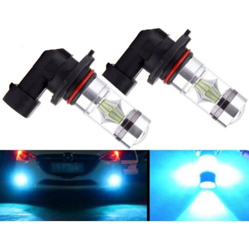 2 Pcs H10 9145 100W Car Fog Driving Light LED Bulbs Ice Blue 8000K Fog / Driving light / DRL Car Accessories