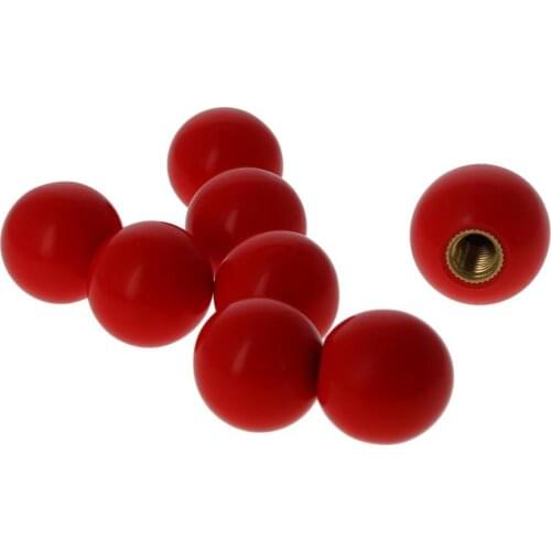 5~50PCS Screw 6mm Spherical Handle Diameter 25mm~30mm Lever Knob Machine Tool Replacement Bakelite Material Spherical Handles