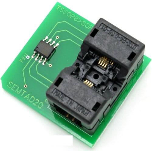 Adapter for EEClip Programmer TSSOP8 SOCKET to SOP8 IN-CLIP ISP - 24xx 25x TSSOP