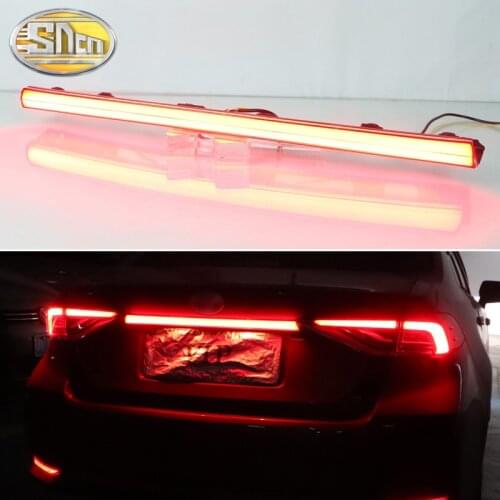 Car LED Rear Fog Lamp Brake Dynamic Turn Signal Reflector Rear Bumper Trunk Tail Light For Toyota Corolla 2019 - 2020