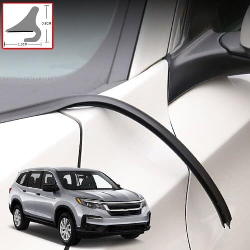 For Honda Pilot 2018-2021 DIY Car Seal Strip Windshied Spoiler Filler Protect Edge Weatherstrip Strip Stickers Auto Accessories