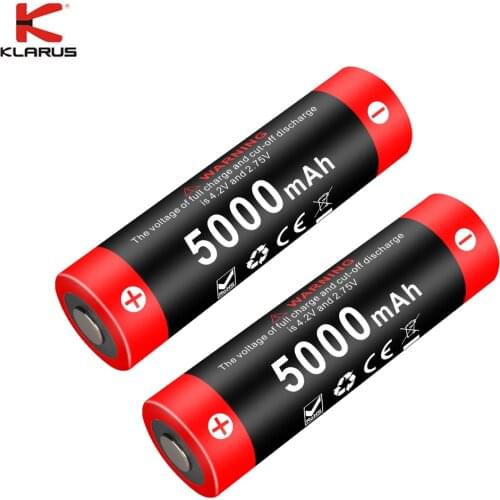 KLARUS 21700 21GT-50 5000mAh Power Lithium-ion Battery 3.6V 18Wh 15A Flashlight battery