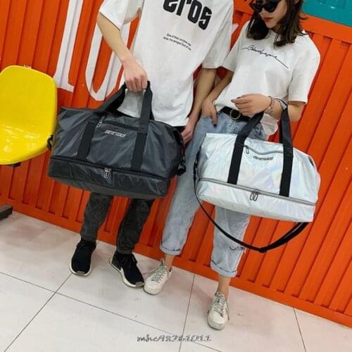 Fashion Large Travel Bag Women Cabin Tote Bag Handbag Nylon Waterproof Shoulder Bag Women Weekend Gym Bag Female