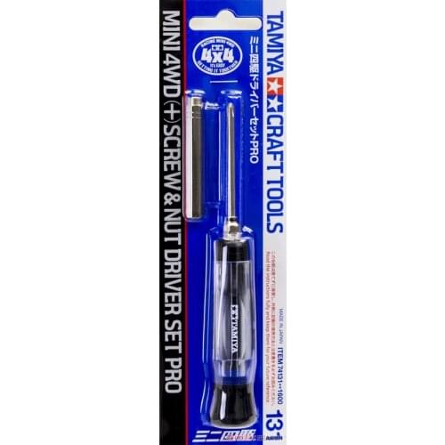 Tamiya 74131 Mini 4WD (+) Screw & Nut Driver Set,Tamiya Craft Tools
