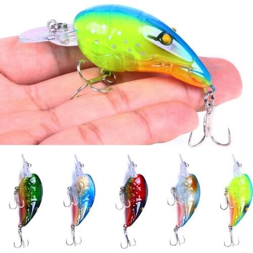 NEW UP 1PCS 7cm 11.5G Crankbaits Artificial Japan Hard Bait Bass Pesca Wobblers Carp Pike Fishing Tackle diving 0.3-1.5m