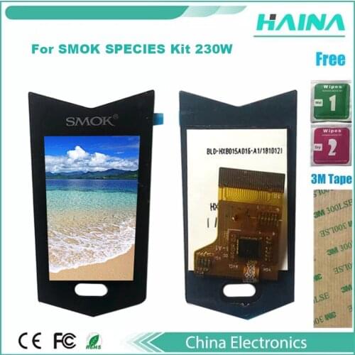 New Lcd For SMOK SPECIES Kit 230W LCD Display Screen And Touch Screen Assembly Replacement Part