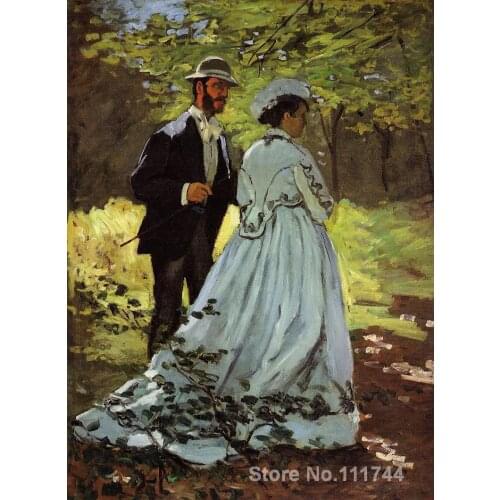 Study for Luncheon on the Grass Claude Monet paintings Home Decor Hand painted classic art reproduction