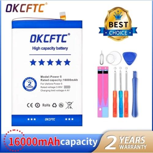 OKCFTC Ulefone Power 5 Phone Batteries