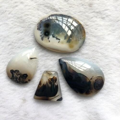 Wholesale Mixed 4pcs 100% Natural Dendritic Agates Carnelian Bead Pendant,Gem stone Jewelry Pendant