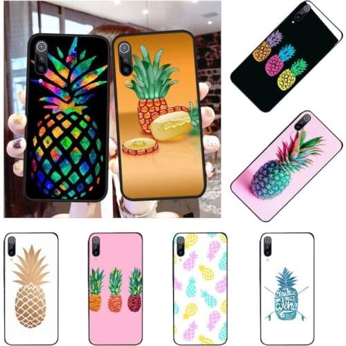 PENGHUWAN Fruit Pineapple Phone Case Cover for Redmi Note 8 8A 7 6 6A 5 5A 4 4X 4A Go Pro Plus Prime