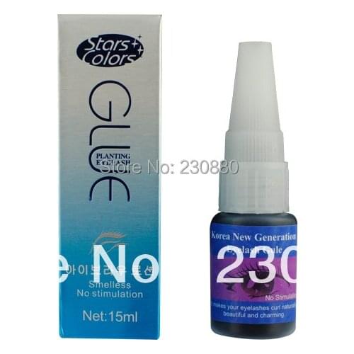 Professional strong & long lasting free odor eyelash extension glue from korea with free shipping