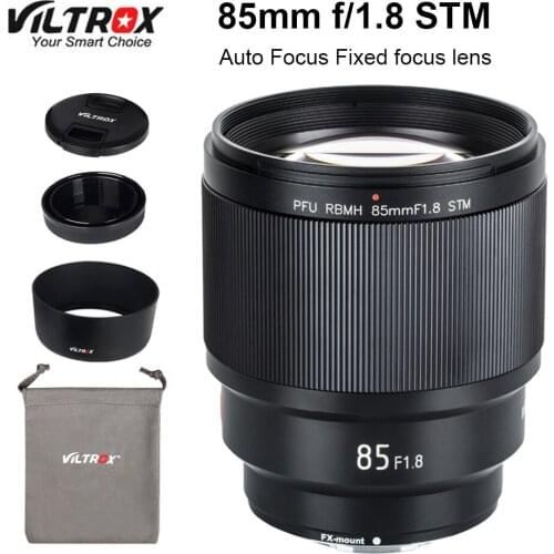 Viltrox 85mm f1.8II STM Auto Focus Full-Frame Portrait Prime Lens For Fuji X-Mount Camera X-T3 X-H1 X20 X-T30 X-T20 X-T100 XPro2