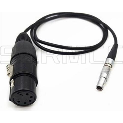 XLR 5 Pin Female to 00B 5 Pin Audio Input Cable for Arri Alexa Mini and Z CAM E2 Camera