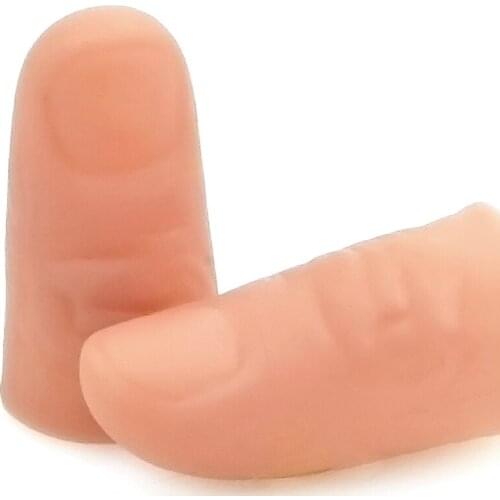 1pcs Soft Plastic Simulation Thumb Finger Sleeve With Finger Toys Thumb For Children False Nails Prop Sets O3Y0