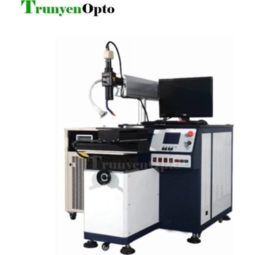 200W/500W automatic welding machine for pipe, thin wall metal, stainless steel in three-dimensional