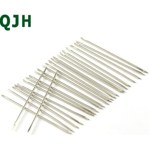 3# 4.5cm 25pcs Hand-stitched leather eedle stainless steel manual triangular sewing needles Cowhide special apparel DIY tool