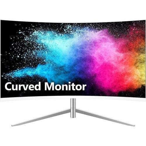 32inch 1080p Pc LCD Curved Gaming Monitor For Desktop Computer 144hz 1ms Gaming Displays
