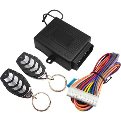 4Pcs/Set M602-8193 Car Keyless Lock Multi-function Lock Remotely Metal Vehicle Keyless Entry System Kit for 12V DC Cars