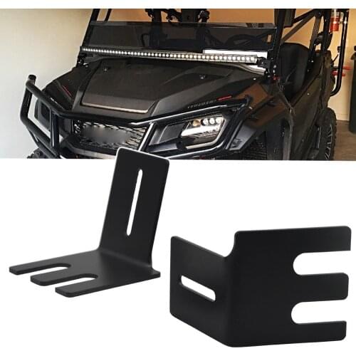 40 inch LED Light Bar Over Hood Mount Brackets Fit Honda Pioneer 1000 700