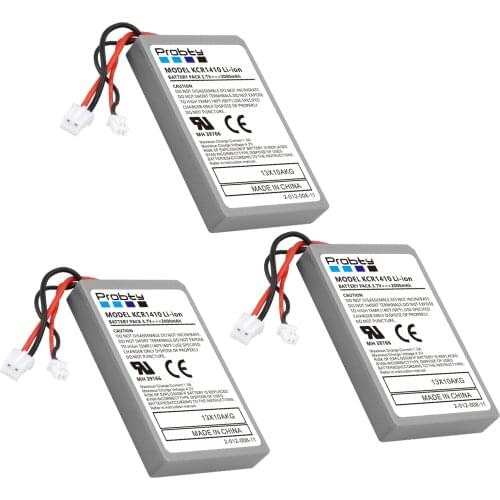3x KCR1410 battery for Sony PS4 PS4 Pro Bluetooth wireless dual shock controller CUH-ZCT1H CUH-ZCT1U CUH-ZCT2E / CUH-ZCT2U