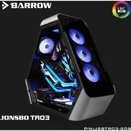 Barrow Acrylic Board Water Channel Solution kit use for JONSBO TR03 Case / Kit for CPU and GPU Block / Instead reservoir