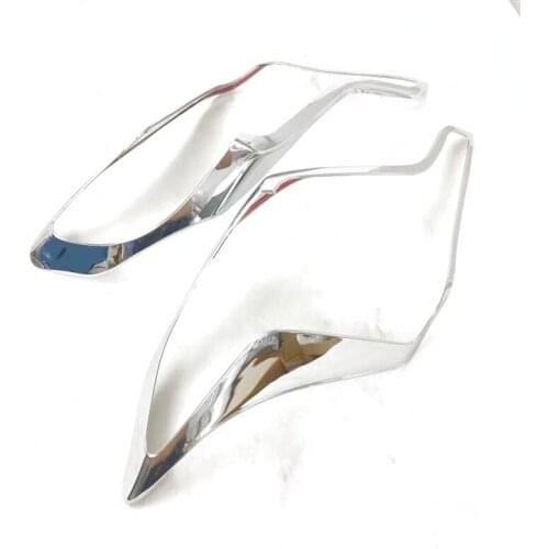 Car Accessories For Toyota Land Cruiser Prado FJ150 FJ 150 2014 2015 2016 ABS Chrome Front Headlight Lamp Cover Trim Decoration