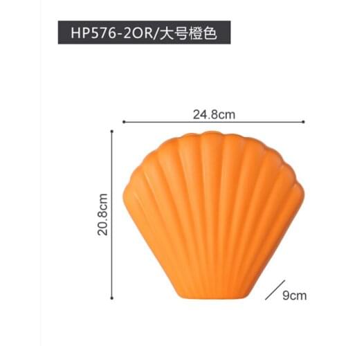 White ceramic vase living room decoration home decor flower container modern wedding centerpiece Table Top Vase for Floral H22cm