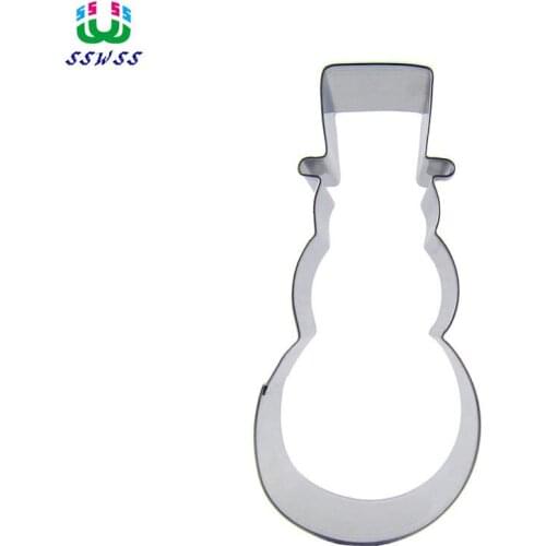 Big Snowman Wearing A Hat Shaped Cake Decorating Fondant Tools Hot Selling, Cake Cookie Biscuit Baking Molds,Direct Selling