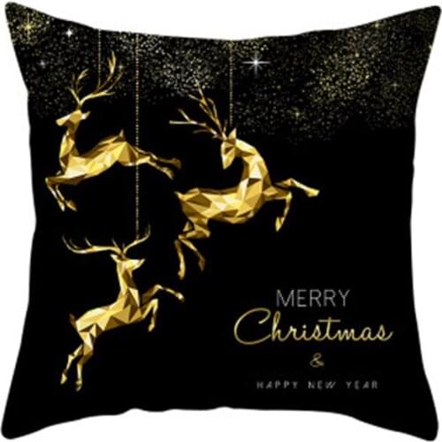 Christmas Pillow Cover new year 44cmx44cm Bed Home Pillow Case Pillow Cover xmas Poszewki Na Poduszki poszewka 5Z