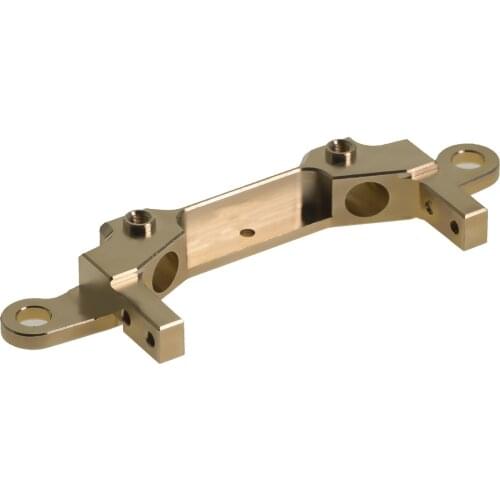 For Axial SCX10 III AX103007 RC Car Brass Front / Rear Bumper Bracket & Tie Rod RC Car Parts