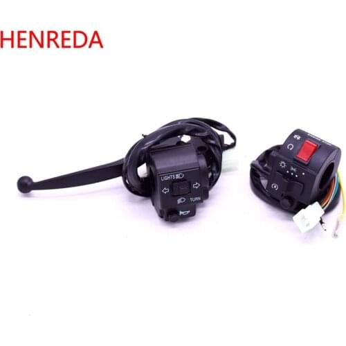 For Suzuki 125cc 125 cc GN GS 125 GN125 GS125 Motorcycle left and right Clutch Lever Brake Switch Handle Grip Switch